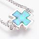 Long-Lasting Plated Adjustable Brass Slider Bracelets&nbsp;BJEW-P165-02A-2