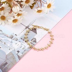 Brass Bar Link Chain Bracelets&nbsp;BJEW-JB06004