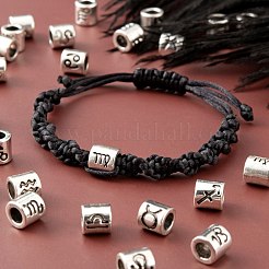 120Pcs 12 Style Alloy European Beads&nbsp;FIND-LS0001-12