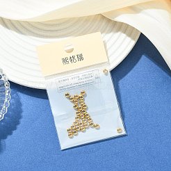 SHEGRACE Rondelle Brass Beads&nbsp;XGRPCU131-252G