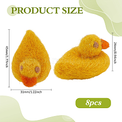 Wool Felt Duck&nbsp;AJEW-WH0455-335
