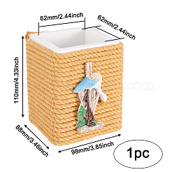 Desk Wood Cotton Rope Pen Holder Stand&nbsp;BT-TAC0012-11