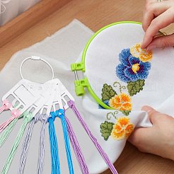 30Pcs Acrylic Spool Floss Bobbins&nbsp;FIND-PH0018-62A-02