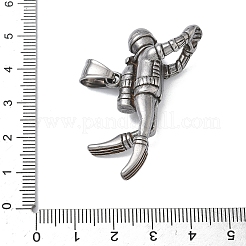 304 Stainless Steel Pendants&nbsp;STAS-C165-04AS