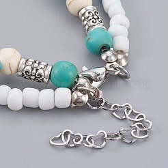 Cowrie Shell Multi-strand Bracelets&nbsp;BJEW-JB04085