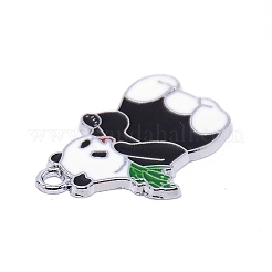Alloy Enamel Pendants&nbsp;PALLOY-WH0091-10P