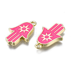 Spray Painted Alloy Pendants&nbsp;PALLOY-Q436-009C-NR