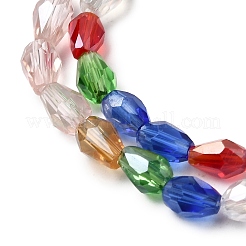 Electroplate Glass Beads Strands&nbsp;EGLA-D015-6X4MM-38