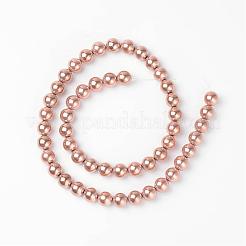 Non-Magnetic Synthetic Hematite Beads Strands&nbsp;G-D801-M