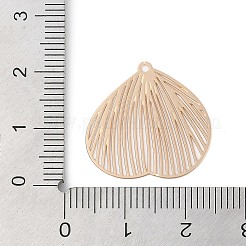 Iron Etched Metal Embellishments Pendants&nbsp;IFIN-Z0003-02KCG