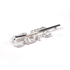 Alloy Rhinestone Hair Bobby Pins&nbsp;PHAR-WH0005-A12