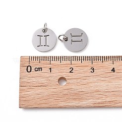 Non-Tarnish 304 Stainless Steel Charms&nbsp;STAS-Q201-T445-3S