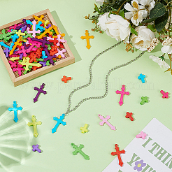 16 Styles Opaque Acrylic Pendants&nbsp;SACR-WR0001-04