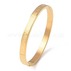 304 Stainless Steel Hinged Bangles for Women&nbsp;BJEW-B161-09G