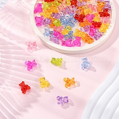 200Pcs Transparent Acrylic Beads&nbsp;MACR-FP0001-16