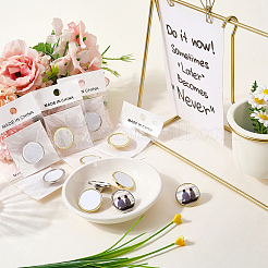 10 Sets Sublimation Blank Brooch Pins&nbsp;FIND-SP0004-08A