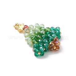 Electroplat Glass Pendants&nbsp;PALLOY-MZ00862