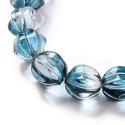 Transparent Glass Beads Strands&nbsp;GLAA-F114-02B-14