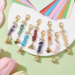8Pcs 8 Styles Iron Pendant Decorations&nbsp;HJEW-JM01723