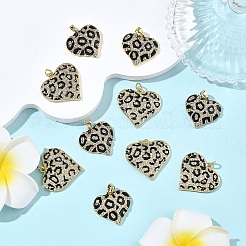 2Pcs 2 Styles Rack Plating Brass Cubic Zirconia Pendants&nbsp;KK-YW0004-08