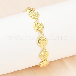 Brass Link Chain Bracelets for Women&nbsp;BJEW-A090-06C-G
