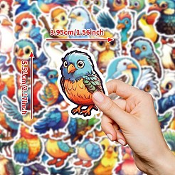 50Pcs Cartoon Birds Paper Sticker&nbsp;STIC-C012-06