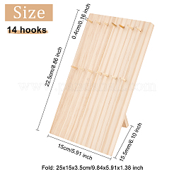Wood Keychain Diaplay Stands&nbsp;ODIS-WH0027-024