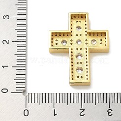 Rack Plating Brass Micro Pave Cubic Zirconia Pendants&nbsp;KK-L224-063G-01