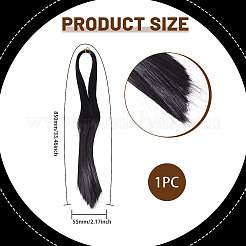 High Temperature Silk Hair Extensions Clip-in Synthetic Wig Piece for Women&nbsp;FIND-WH0400-27B