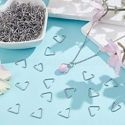 400Pcs 304 Stainless Steel Triangle Rings&nbsp;STAS-ME0001-84