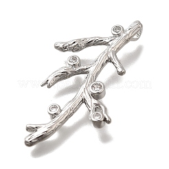 Brass Micro Pave Cubic Zirconia Pendants&nbsp;KK-Z125-09P