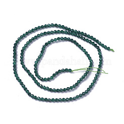 Natural Green Jade Beads Strands&nbsp;X-G-F596-46D-3mm