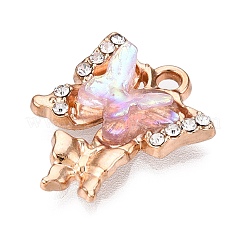 Alloy Rhinestone Pendants&nbsp;PALLOY-N176-54KCG