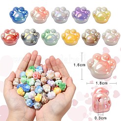 100Pcs UV Plating Acrylic Beads&nbsp;PACR-CJ0001-20