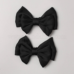 Detachable Satin Shoe Buckle Clips&nbsp;FIND-WH0148-169