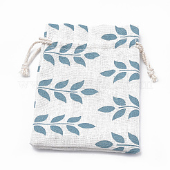 Polycotton(Polyester Cotton) Packing Pouches Drawstring Bags&nbsp;ABAG-T006-A04