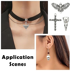50Pcs 5 Styles Tibetan Style Alloy Pendants&nbsp;FIND-YW0012-58