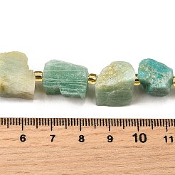 Raw Rough Natural Amazonite Beads Strands&nbsp;G-Z087-A04