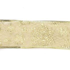 Snowflake Pattern Cotton Ribbon&nbsp;DIY-P012-01B-02