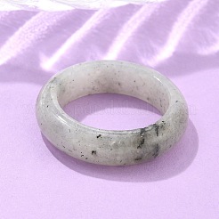 Natural Labradorite Plain Band Rings&nbsp;PW-WG25917-07