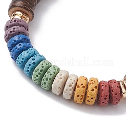 Coconut Beaded Bracelets&nbsp;BJEW-JB10077-02