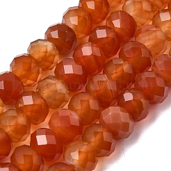 Natural Carnelian(Dyed & Heated) Beads Strands&nbsp;G-Q194-A01-01