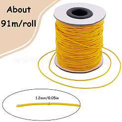 Elastic Round Jewelry Beading Cords Nylon Threads&nbsp;NWIR-SP0001-01A