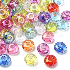 Transparent Acrylic European Beads&nbsp;FIND-CJC0003-54A