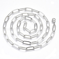 Brass Paperclip Chains&nbsp;MAK-S072-13A-P