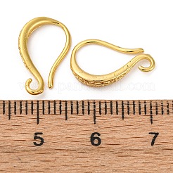 Brass Earring Hooks&nbsp;KK-D378-04G