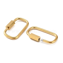 304 Stainless Steel Locking Carabiner&nbsp;STAS-C092-05H-G
