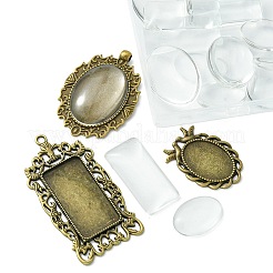 Vintage DIY Blank Pendant Making Kit&nbsp;DIY-FS0005-28