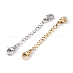 8 Strands 8 Styles 304 Stainless Steel Chain Extender&nbsp;STAS-YW0001-12