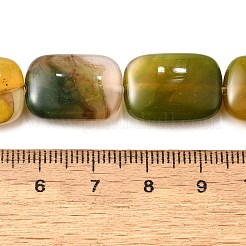 Natural Striped Agate/Banded Agate Beads Strands&nbsp;G-B137-B01-01K